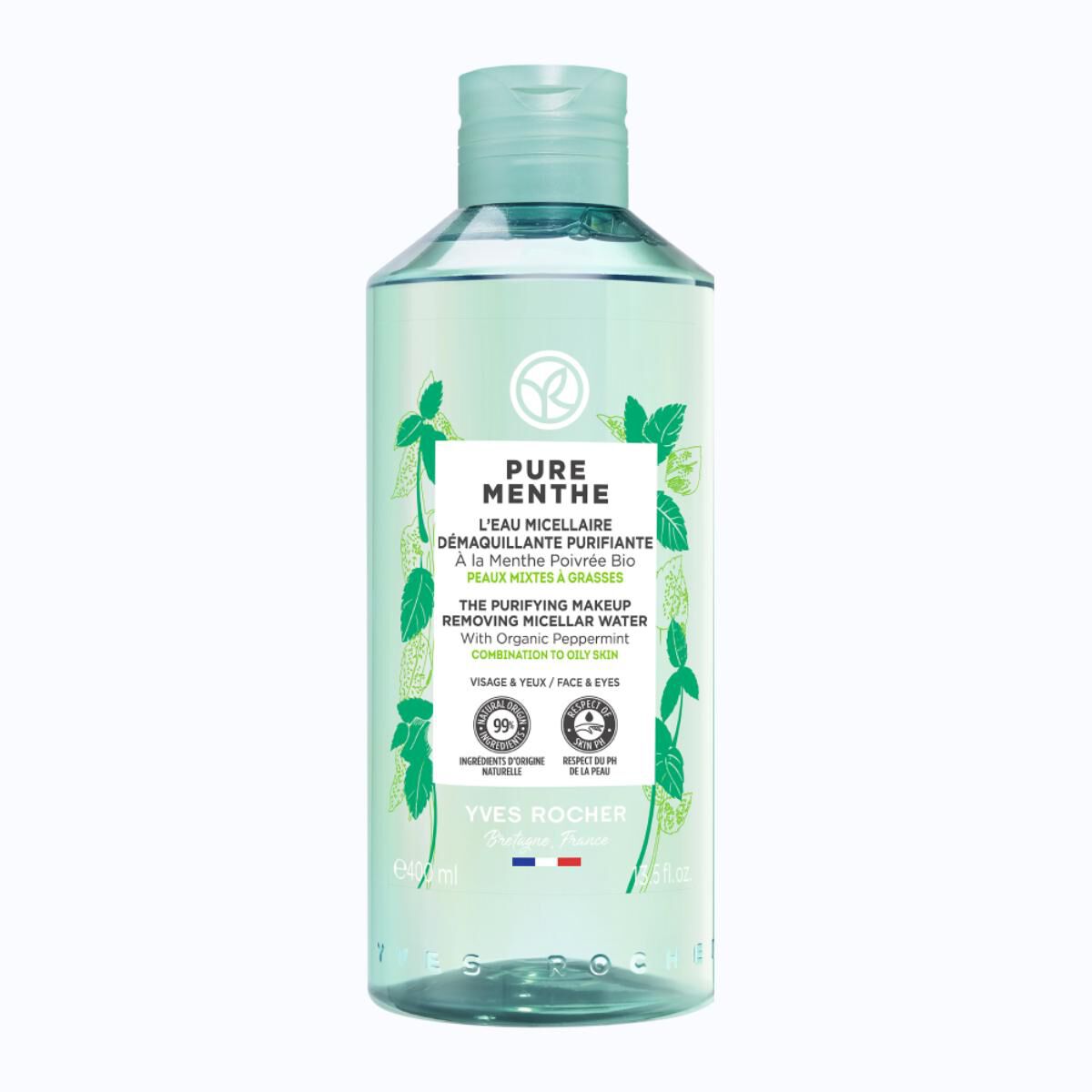 Pure menthe The purifying makeup removing micellar water 400ML